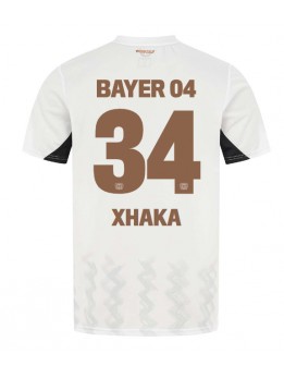 Muži Futbalové oblečenie Bayer Leverkusen Granit Xhaka #34 2024-25 Krátky Rukáv - Preč